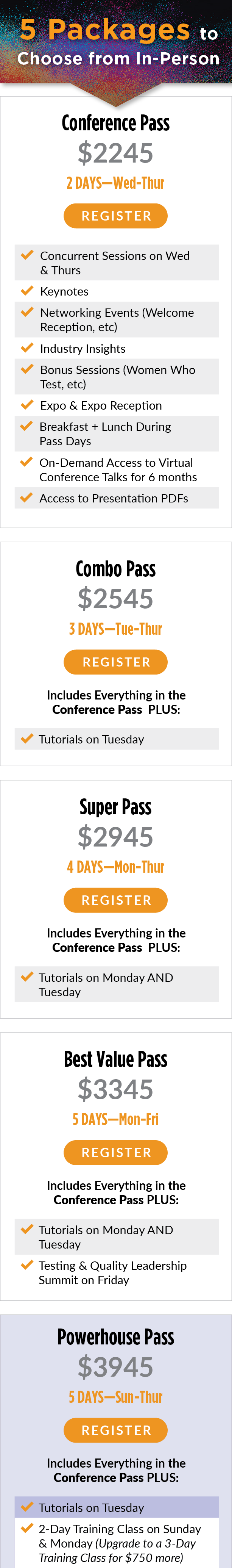 Mobile In-Person Passes