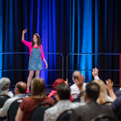 Keynote and audience interaction